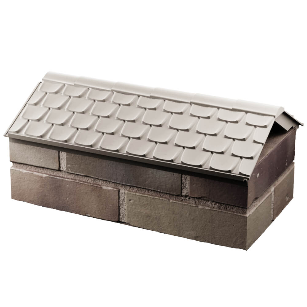 Парапет Zking Эльбрус Бежевый с посадкой на 1 кирпич (255мм) в Сызрани фото