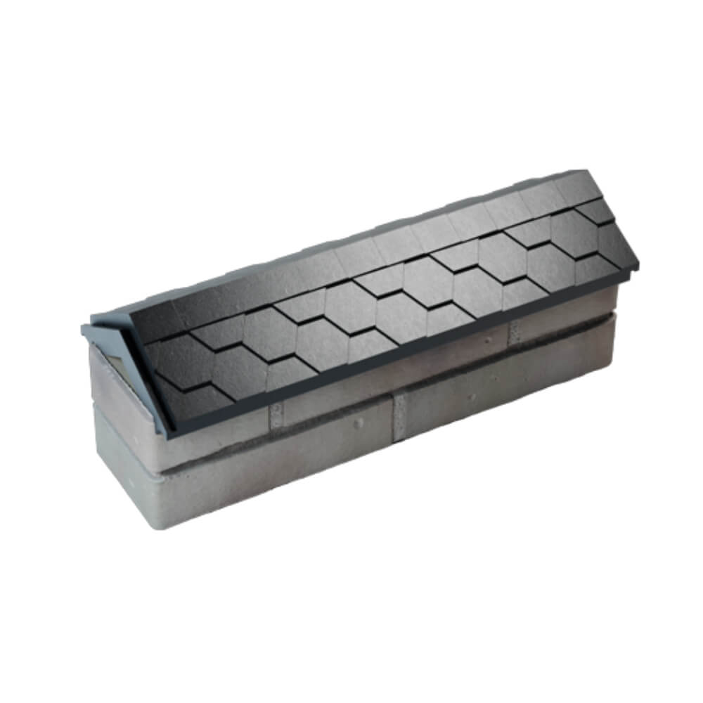 Парапет Zking Эверест Черный с посадкой на 0.5 кирпича (130мм) в Сызрани фото