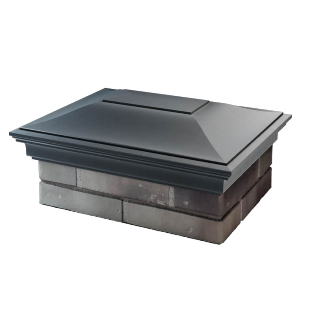 Колпак Zking Монблан Серый на столб 2х1.5 кирпича (515х385мм) в Сызрани фото