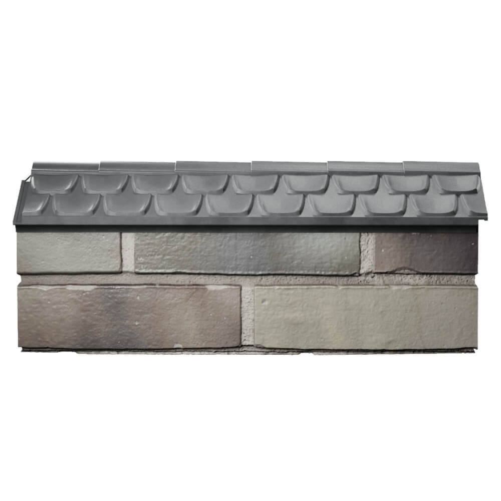 Парапет Zking Эльбрус Серый с посадкой на 0.5 кирпича (130мм) в Сызрани фото