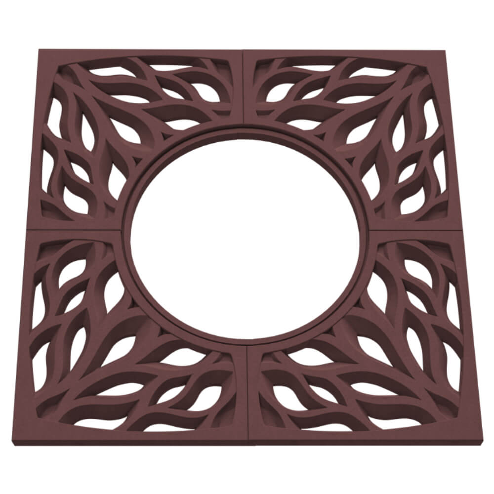 Приствольная решетка для дерева ZKING CRUST 1.2х1.2м Коричневая в Сызрани фото