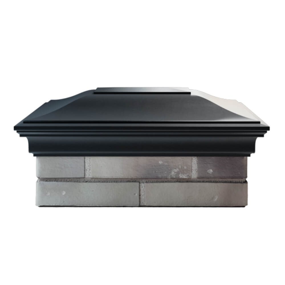 Колпак Zking Монблан Черный на столб 2х1.5 кирпича (515х385мм) в Сызрани фото
