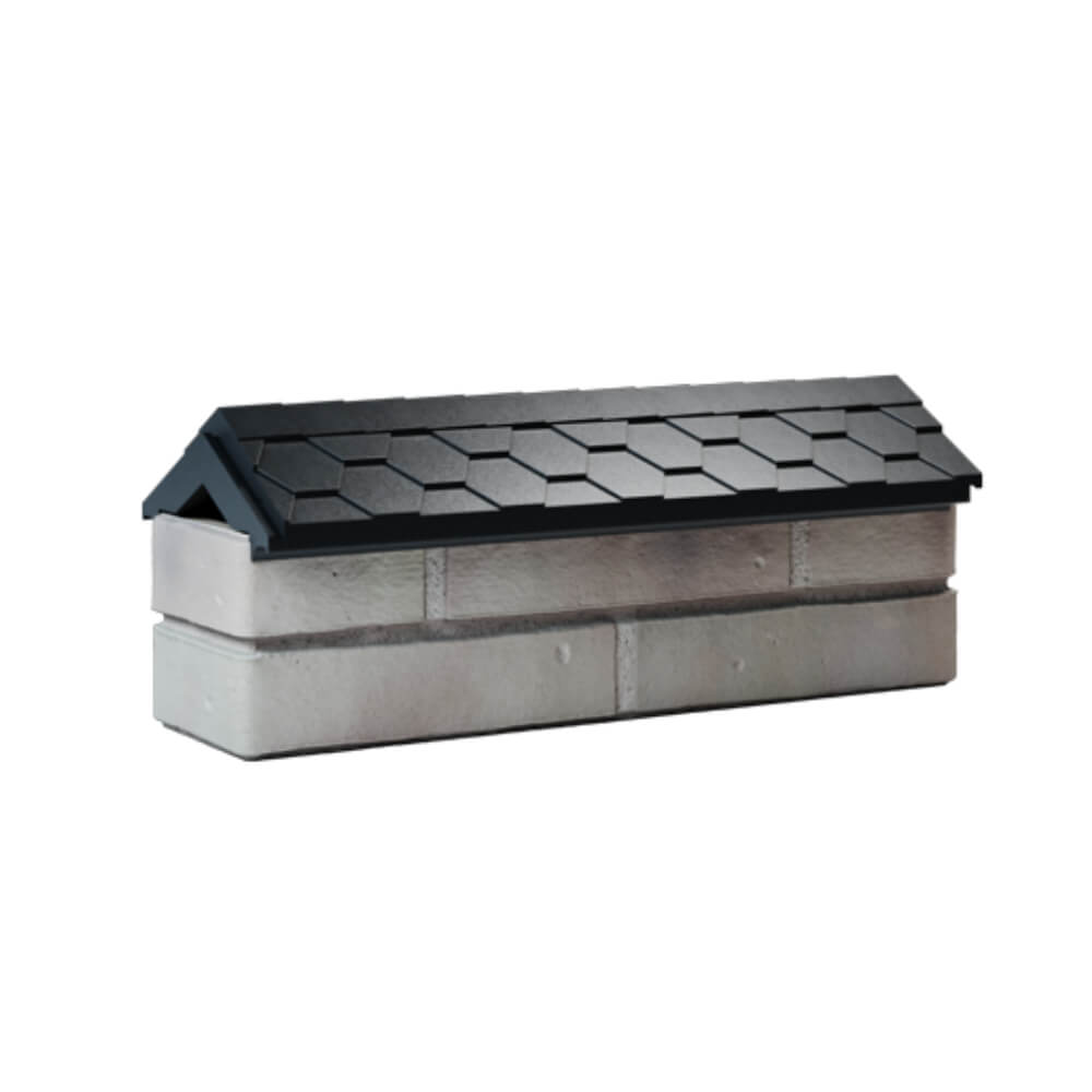 Парапет Zking Эверест Черный с посадкой на 0.5 кирпича (130мм) Сызрань фото