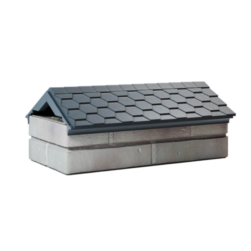 Парапет Zking Эверест Серый с посадкой на 1 кирпич (200/225/255мм) Сызрань фото