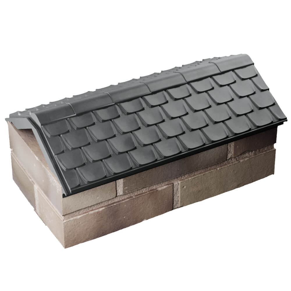 Парапет Zking Эльбрус Серый с посадкой на 1 кирпич (255мм) в Сызрани фото