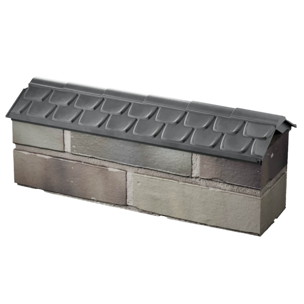 Парапет Zking Эльбрус Серый с посадкой на 0.5 кирпича (130мм) в Сызрани фото