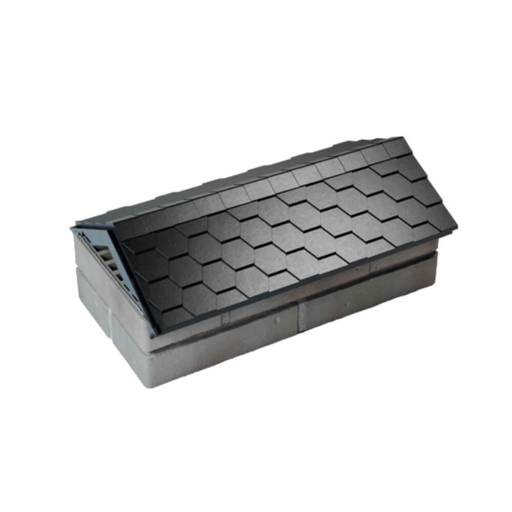 Парапет Zking Эверест Черный с посадкой на 1 кирпич (200/225/255мм) в Сызрани фото