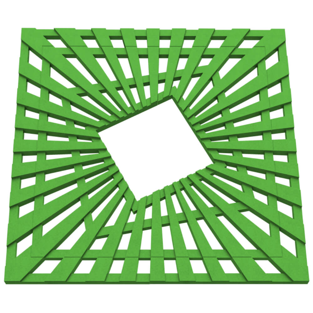 Приствольная решетка для дерева ZKING ATMOSPHERE 1.2х1.2м Зеленая в Сызрани фото