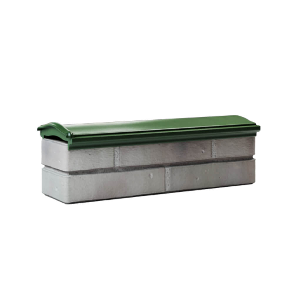 Парапет Zking Монблан Зеленый посадка на 0.5 кирпича (130мм) Сызрань фото