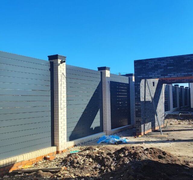 Колпак Zking Бона ХайТек Серый на столб 1.5х1.5 кирпича (385х385мм) в Сызрани фото