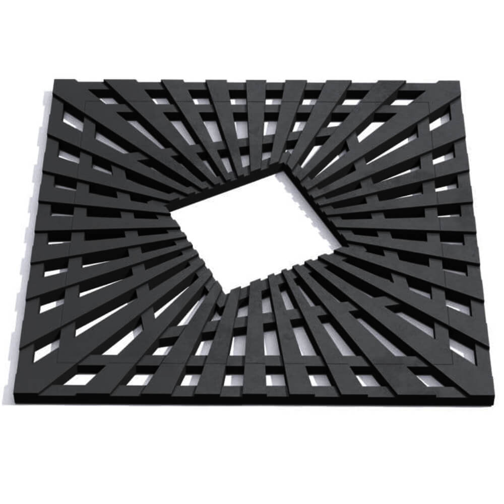 Приствольная решетка для дерева ZKING ATMOSPHERE 1.2х1.2м Черная Сызрань фото