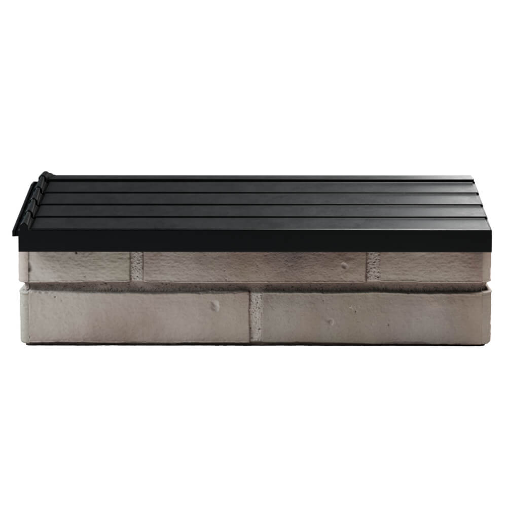 Парапет Zking Бона ХайТек Черный с посадкой на 1 кирпич (200/225/255мм) в Сызрани фото