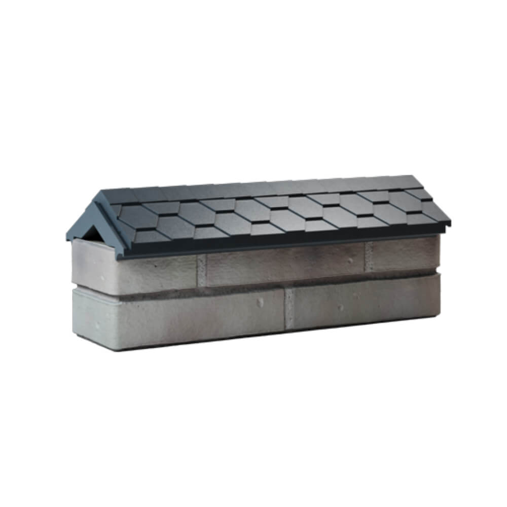 Парапет Zking Эверест Серый с посадкой на 0.5 кирпича (130мм) Сызрань фото