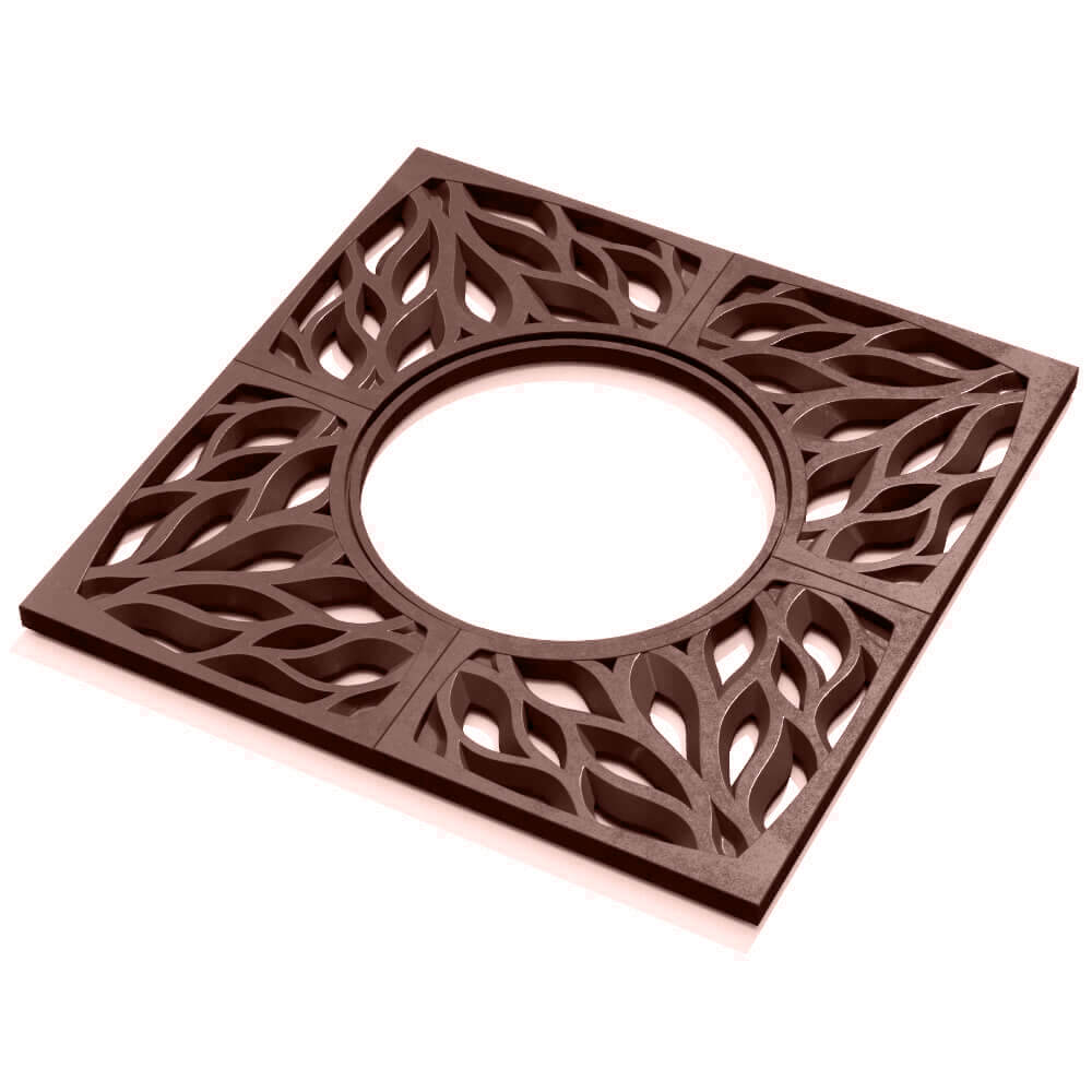 Приствольная решетка для дерева ZKING CRUST 1.2х1.2м Коричневая в Сызрани фото