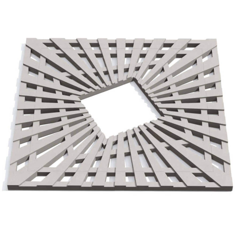 Приствольная решетка для дерева ZKING ATMOSPHERE 1.2х1.2м Бежевая Сызрань фото