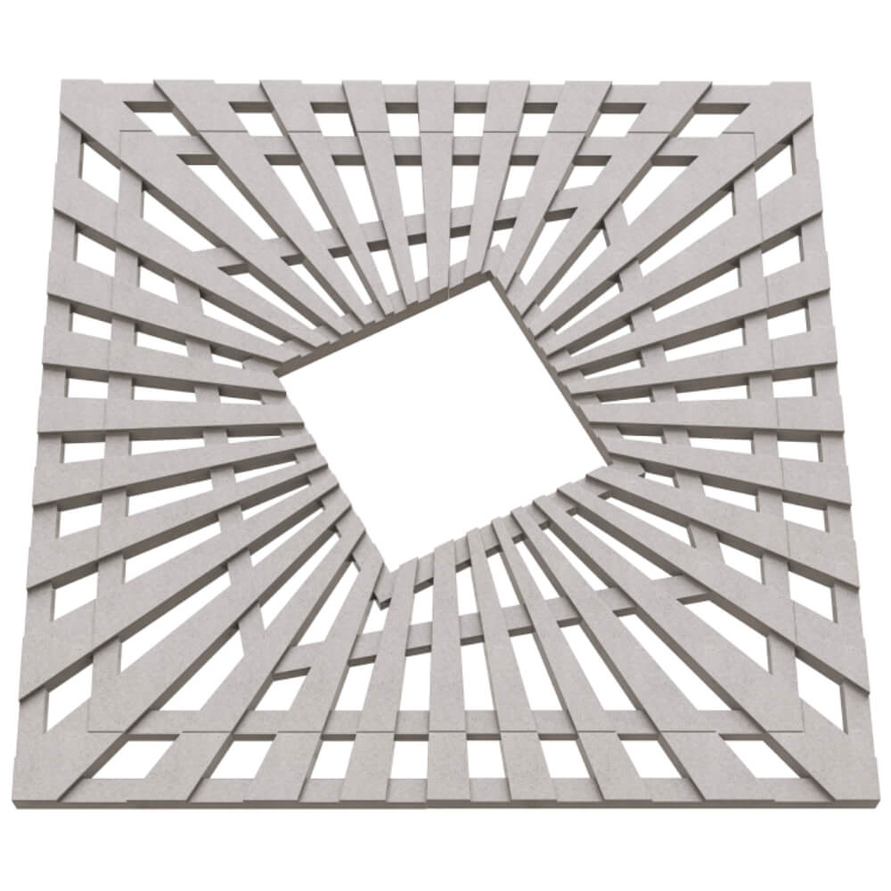 Приствольная решетка для дерева ZKING ATMOSPHERE 1.2х1.2м Бежевая в Сызрани фото