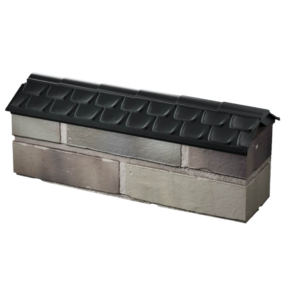 Парапет Zking Эльбрус Черный с посадкой на 0.5 кирпича (130мм) в Сызрани фото