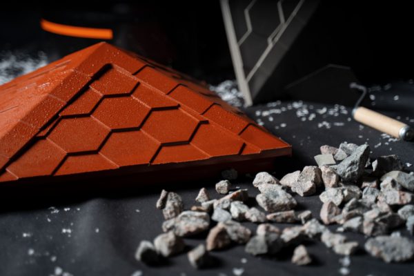 Колпак Zking Эверест Красный на столб 1.5х1.5 кирпича (390х390мм) в Сызрани фото