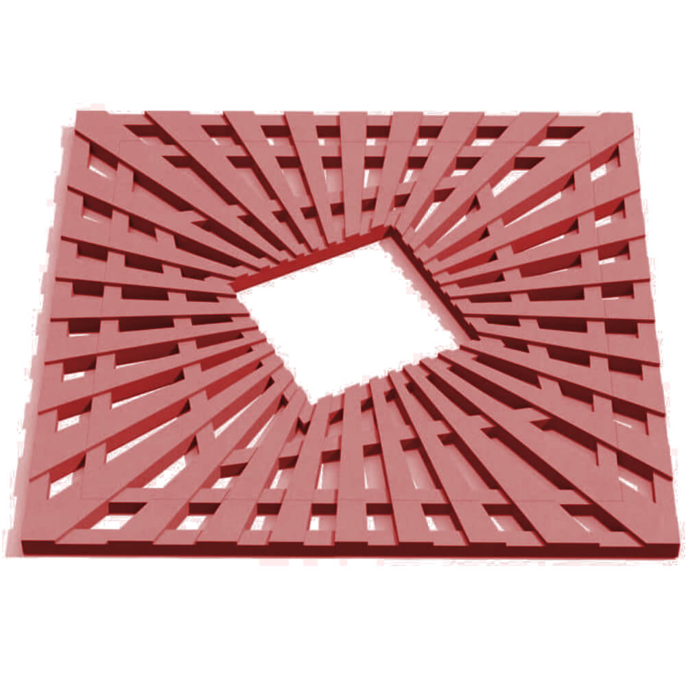 Приствольная решетка для дерева ZKING ATMOSPHERE 1.2х1.2м Красная Сызрань фото