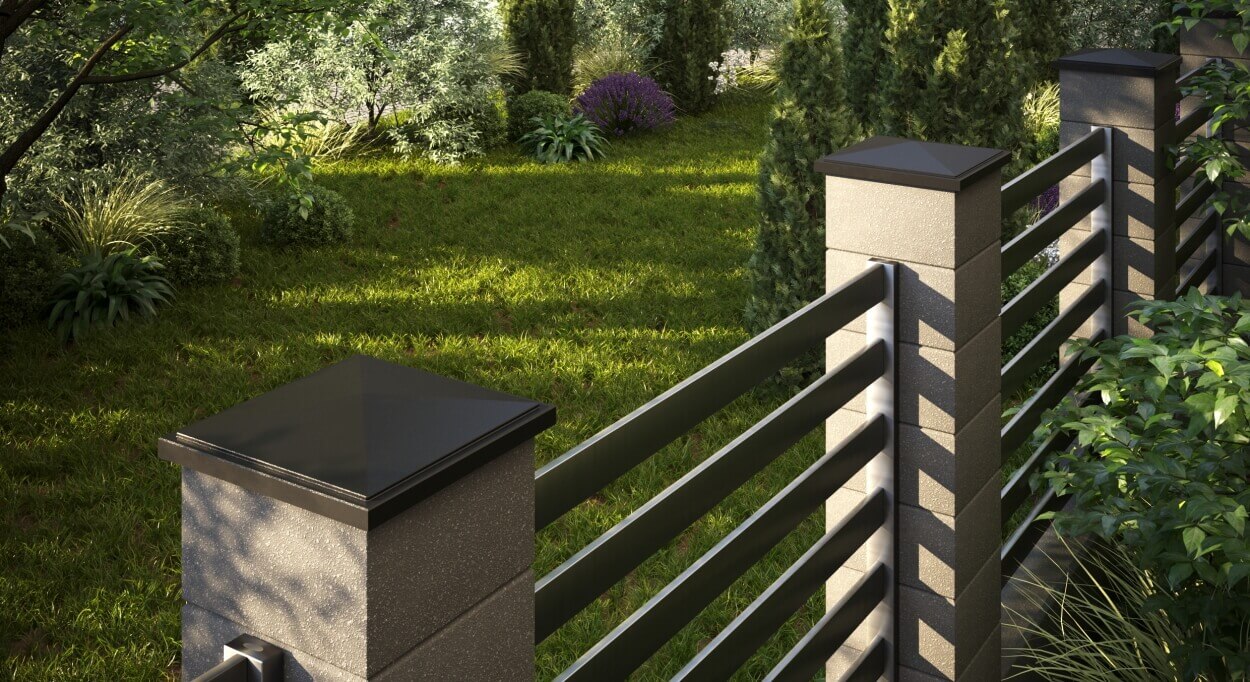 Колпак Zking БонаМоно Коричневый на столб 1.5х1.5 кирпича (385х385, 400х400мм) в Сызрани фото