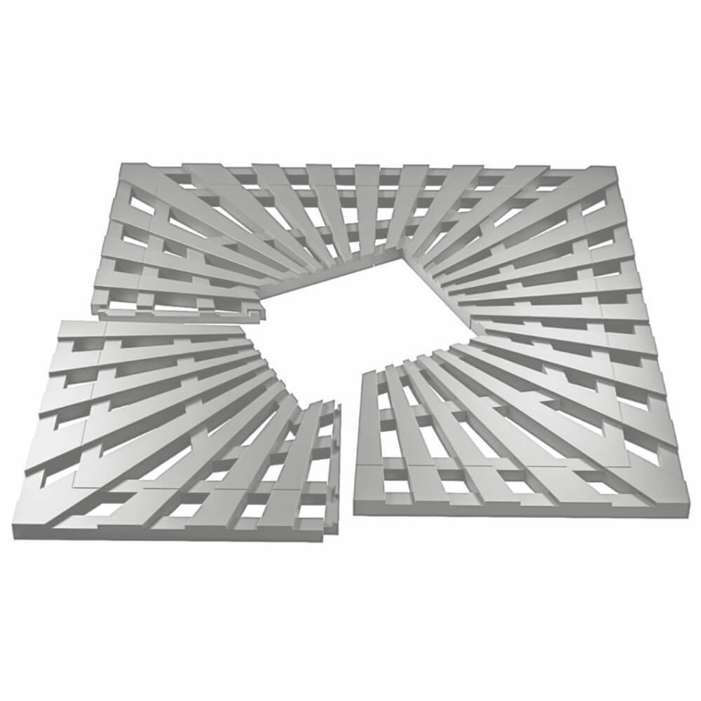 Приствольная решетка для дерева ZKING ATMOSPHERE 1.2х1.2м Бежевая в Сызрани фото