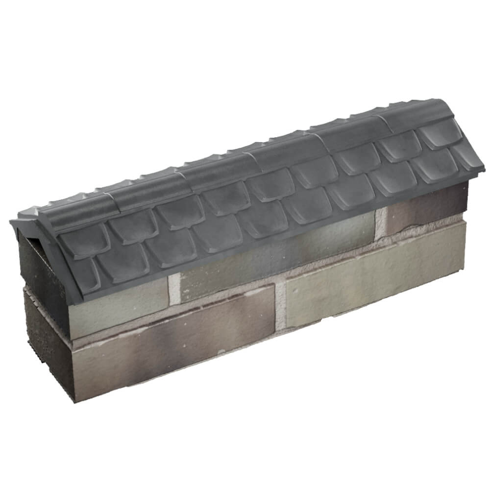 Парапет Zking Эльбрус Серый с посадкой на 0.5 кирпича (130мм) в Сызрани фото