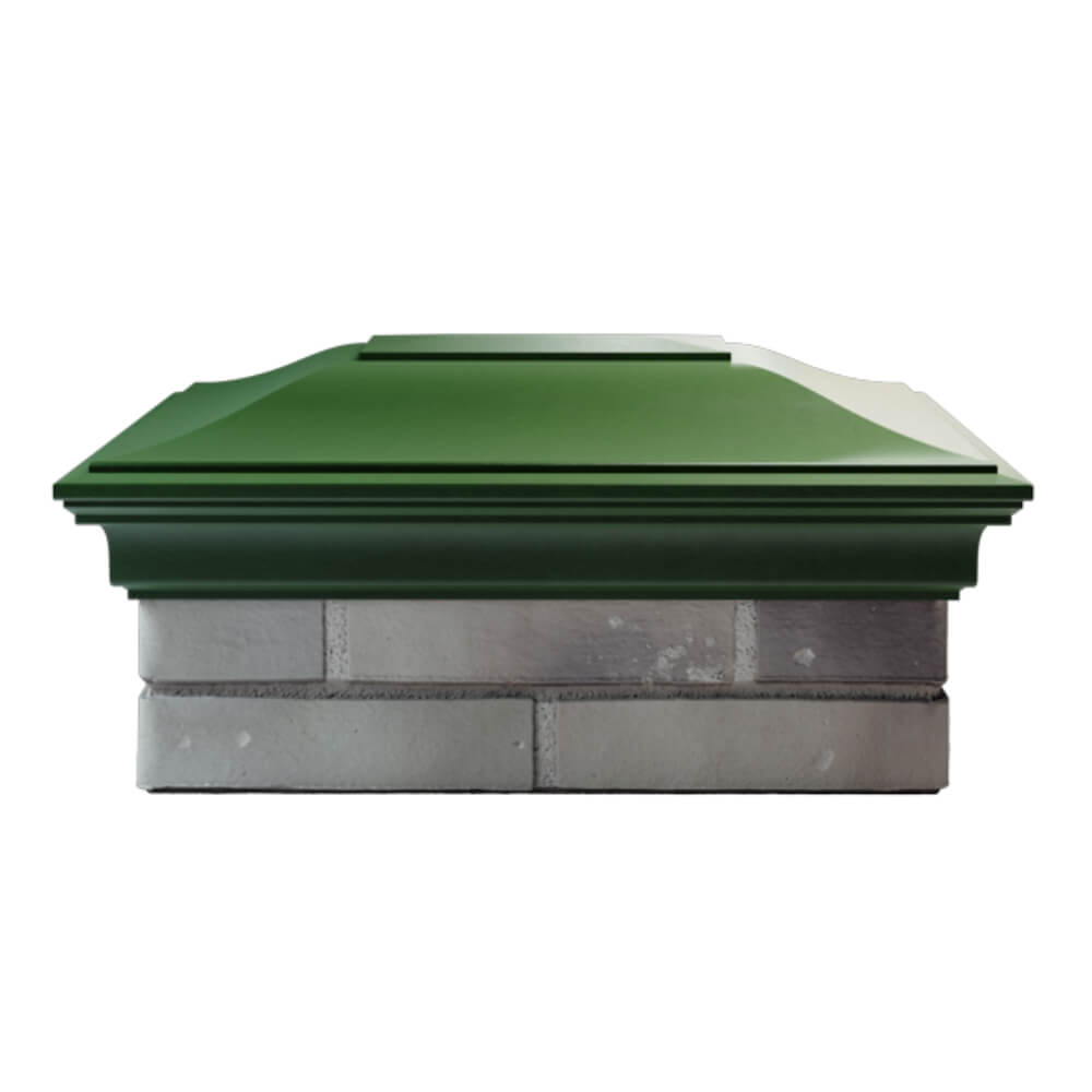 Колпак Zking Монблан Зеленый на столб 2х1.5 кирпича (515х385мм) в Сызрани фото