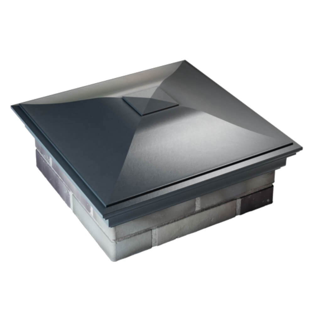 Колпак Zking Монблан Серый на столб 2х2 кирпича (515х515мм) Сызрань фото