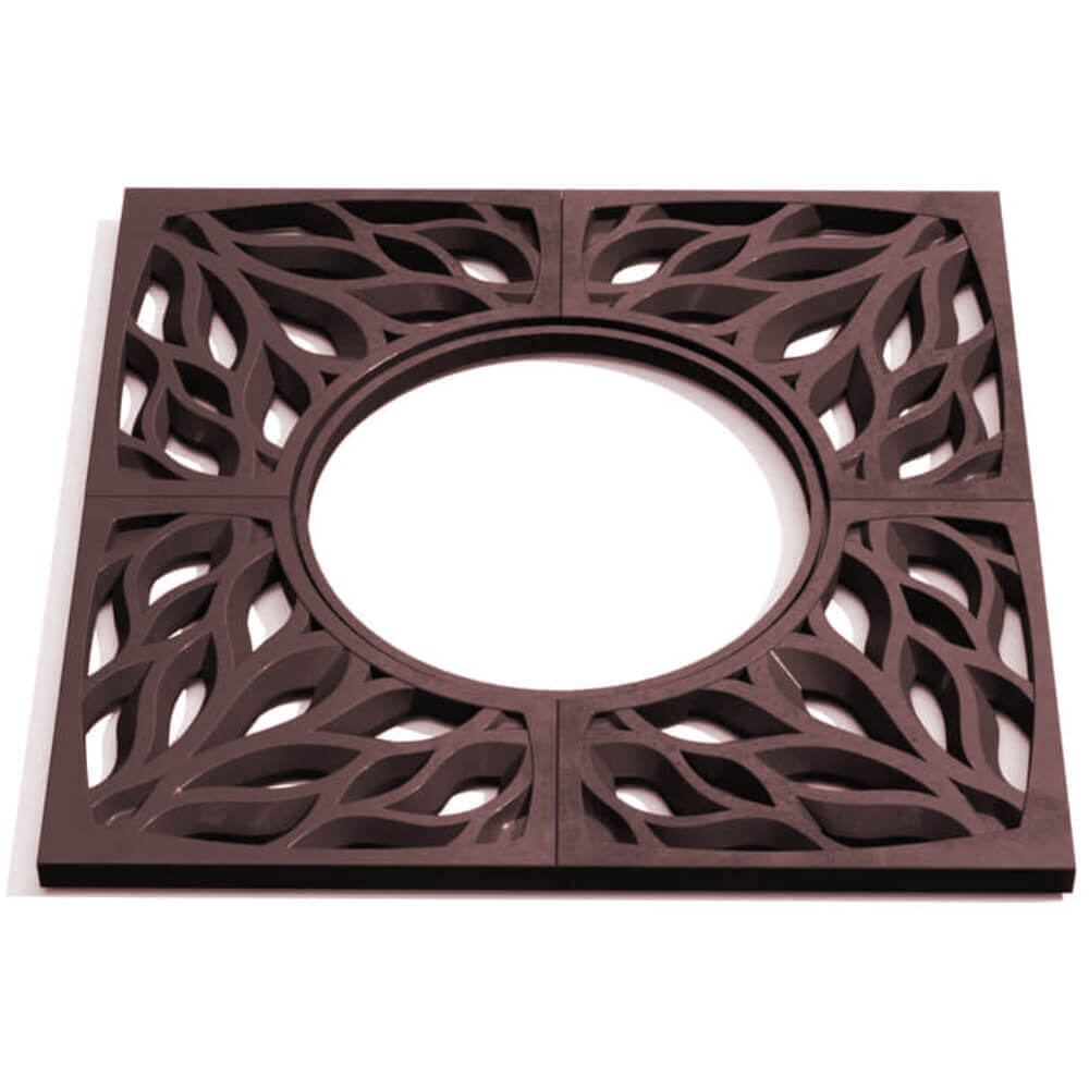 Приствольная решетка для дерева ZKING CRUST 1.2х1.2м Коричневая Сызрань фото