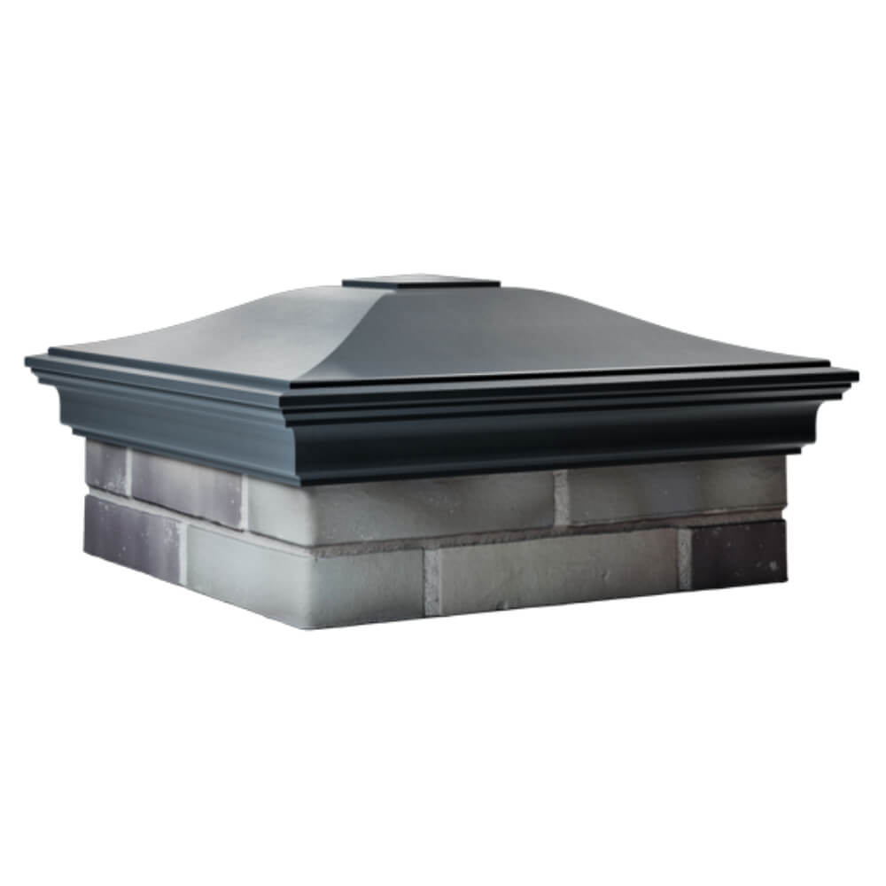 Колпак Zking Монблан Серый на столб 2х2 кирпича (515х515мм) в Сызрани фото