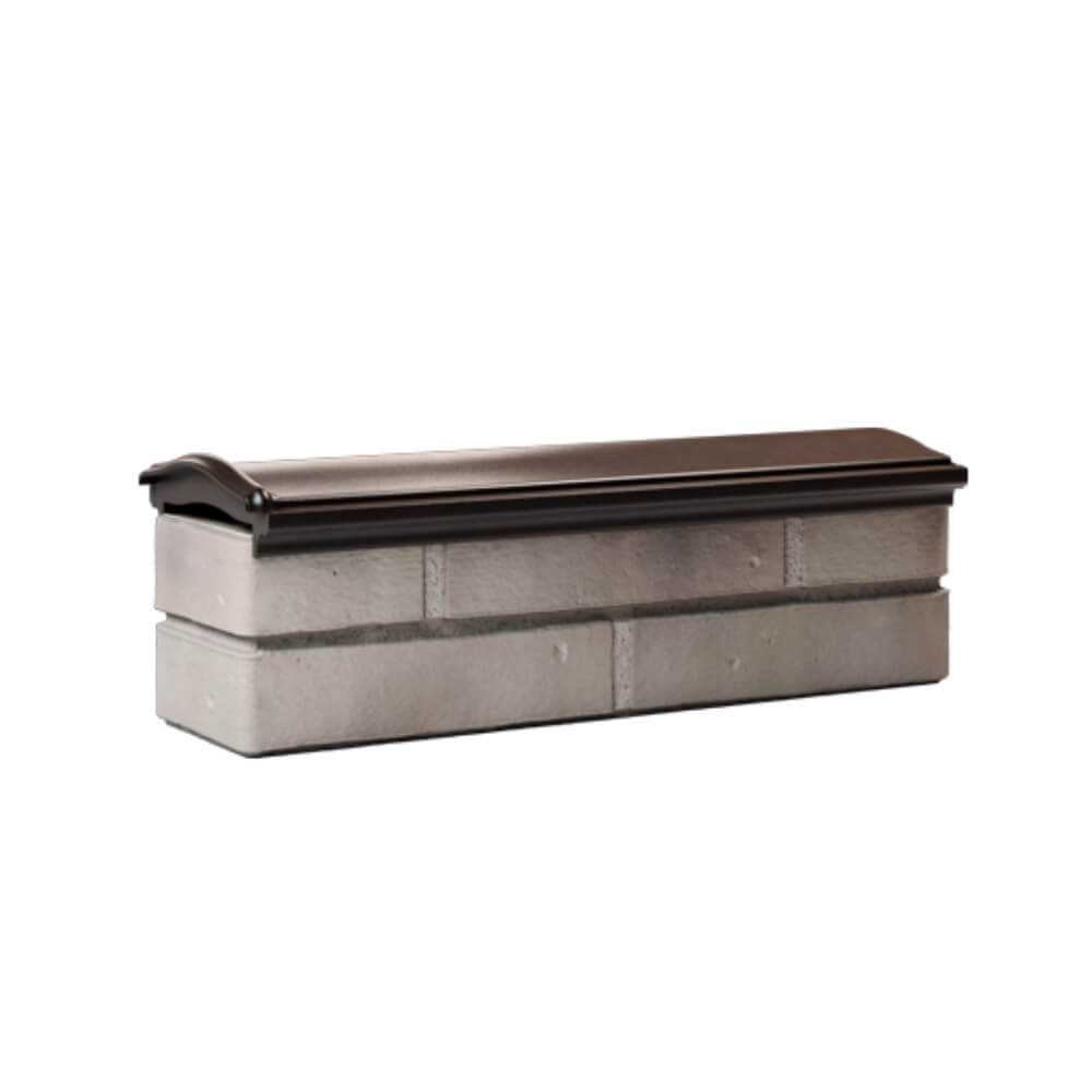 Парапет Zking Монблан Коричневый посадка на 0.5 кирпича (130мм) Сызрань фото