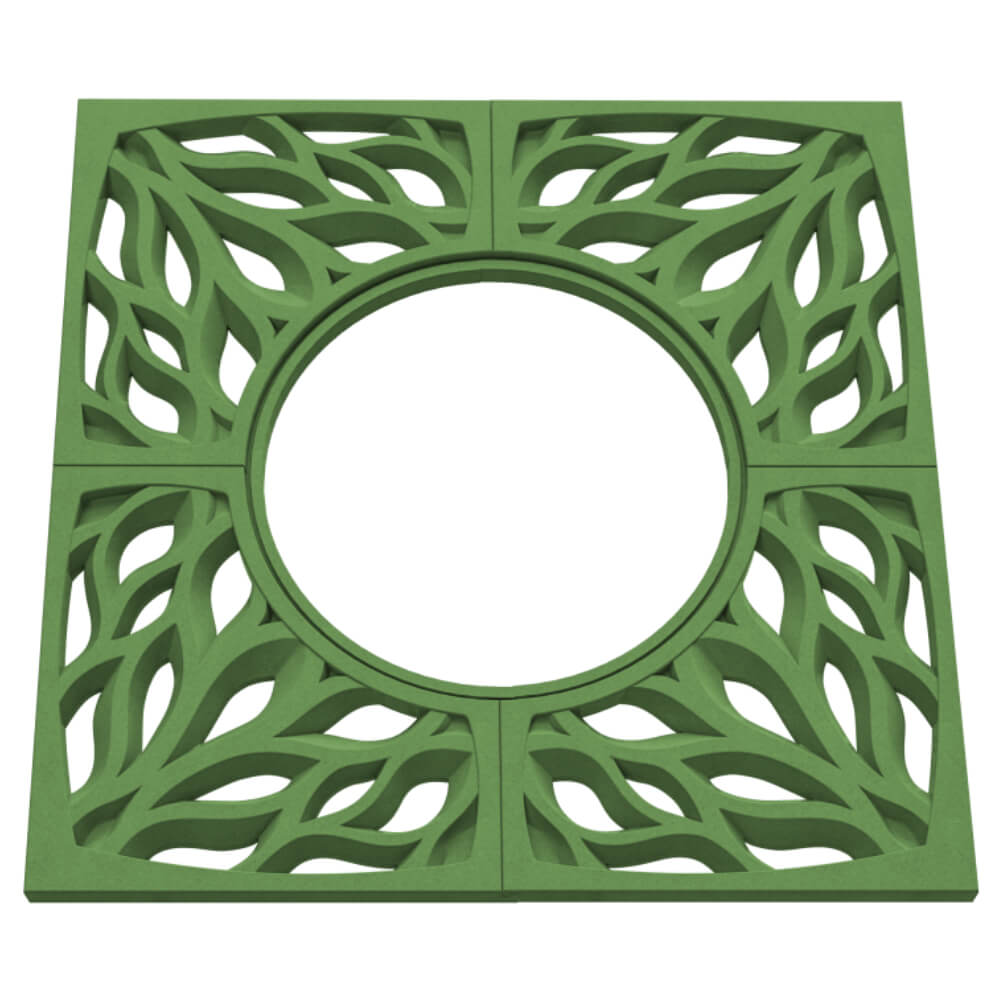 Приствольная решетка для дерева ZKING CRUST 1.2х1.2м Зеленая в Сызрани фото