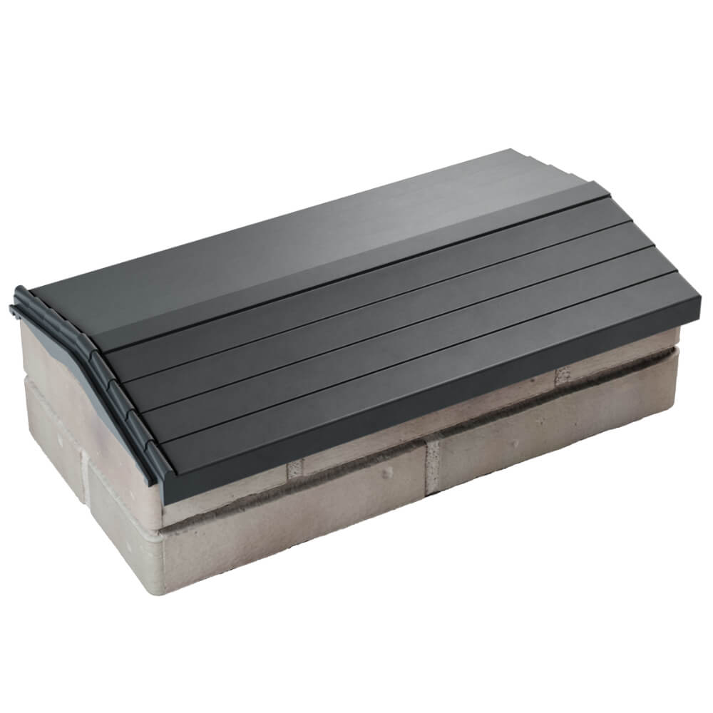 Парапет Zking Бона ХайТек Серый с посадкой на 1 кирпич (200/225/255мм) в Сызрани фото