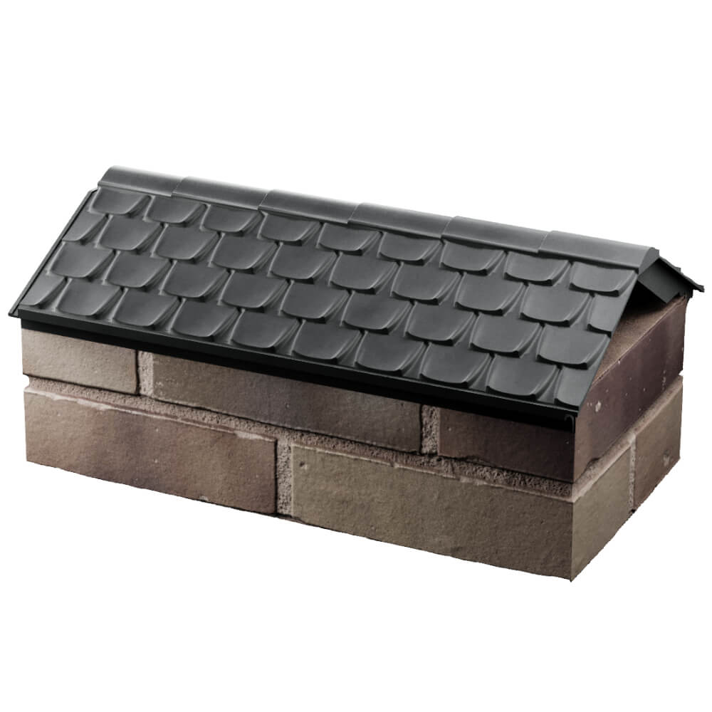 Парапет Zking Эльбрус Серый с посадкой на 1 кирпич (255мм) в Сызрани фото