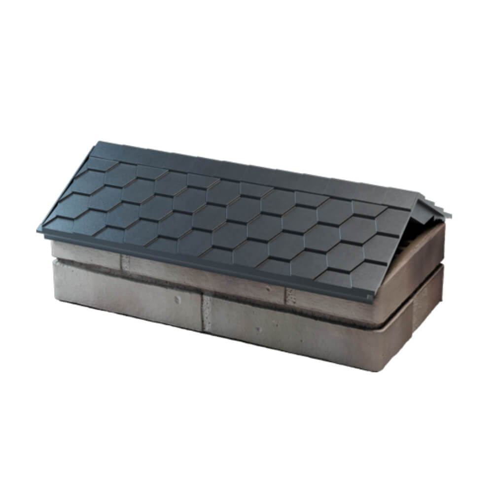 Парапет Zking Эверест Серый с посадкой на 1 кирпич (200/225/255мм) в Сызрани фото