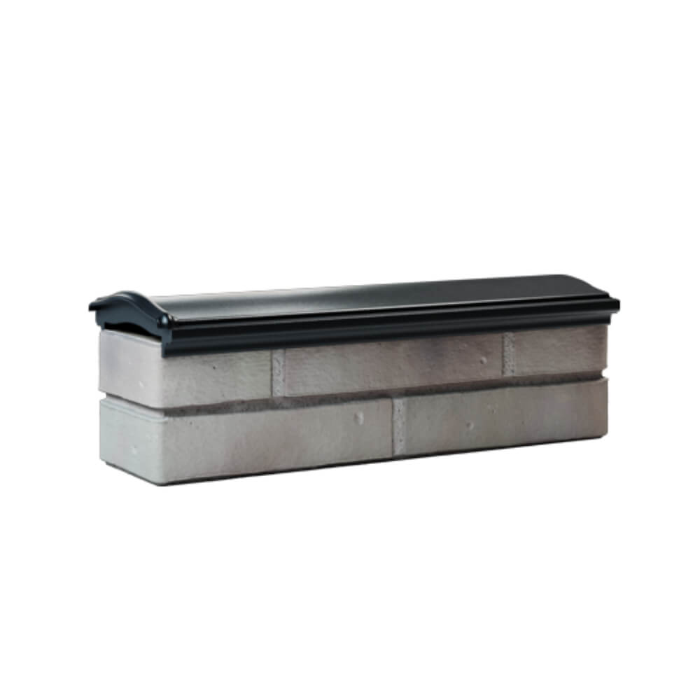 Парапет Zking Монблан Черный посадка на 0.5 кирпича (130мм) Сызрань фото