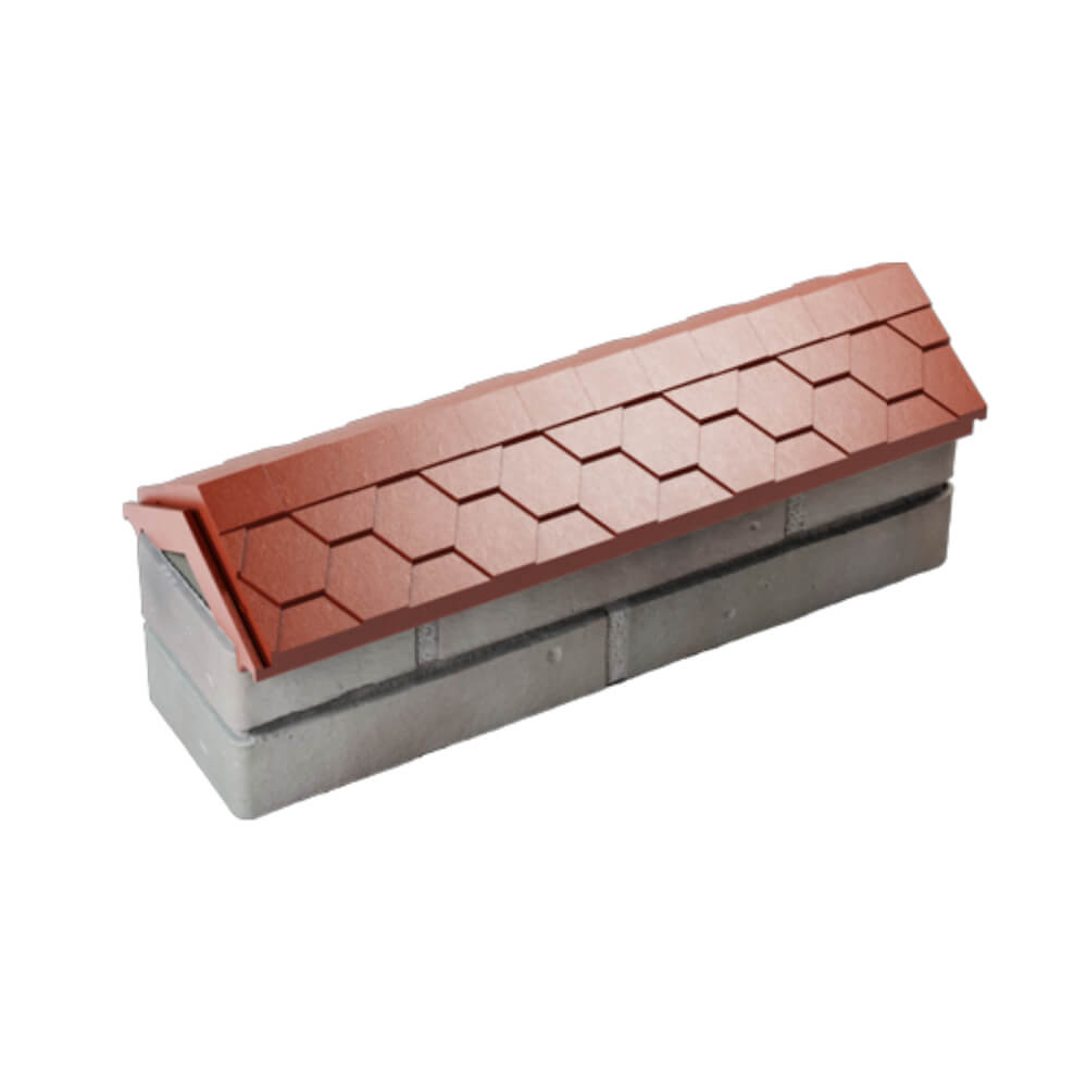 Парапет Zking Эверест Красный с посадкой на 0.5 кирпича (130мм) в Сызрани фото