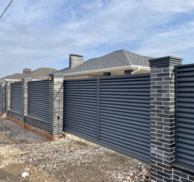 Колпак Zking Бона ХайТек Серый на столб 1.5х1.5 кирпича (385х385мм) в Сызрани фото