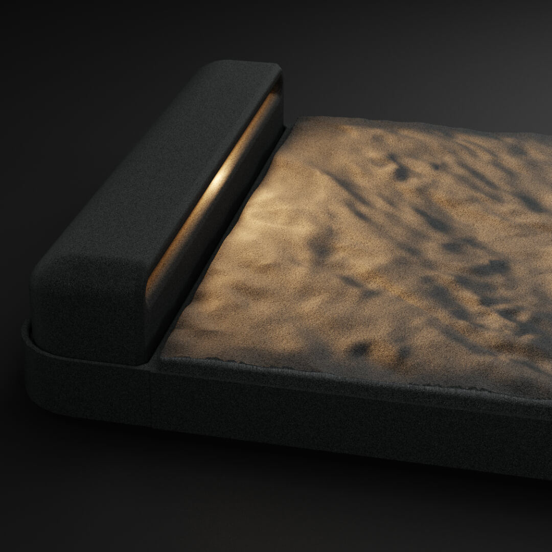 LED Светильник для шаговой плиты STONE Графитовый Серый 330х75х98мм Сызрань фото