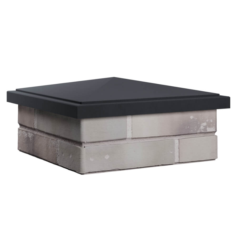 Колпак Zking БонаМоно Серый на столб 1.5х1.5 кирпича (385х385, 400х400мм) в Сызрани фото