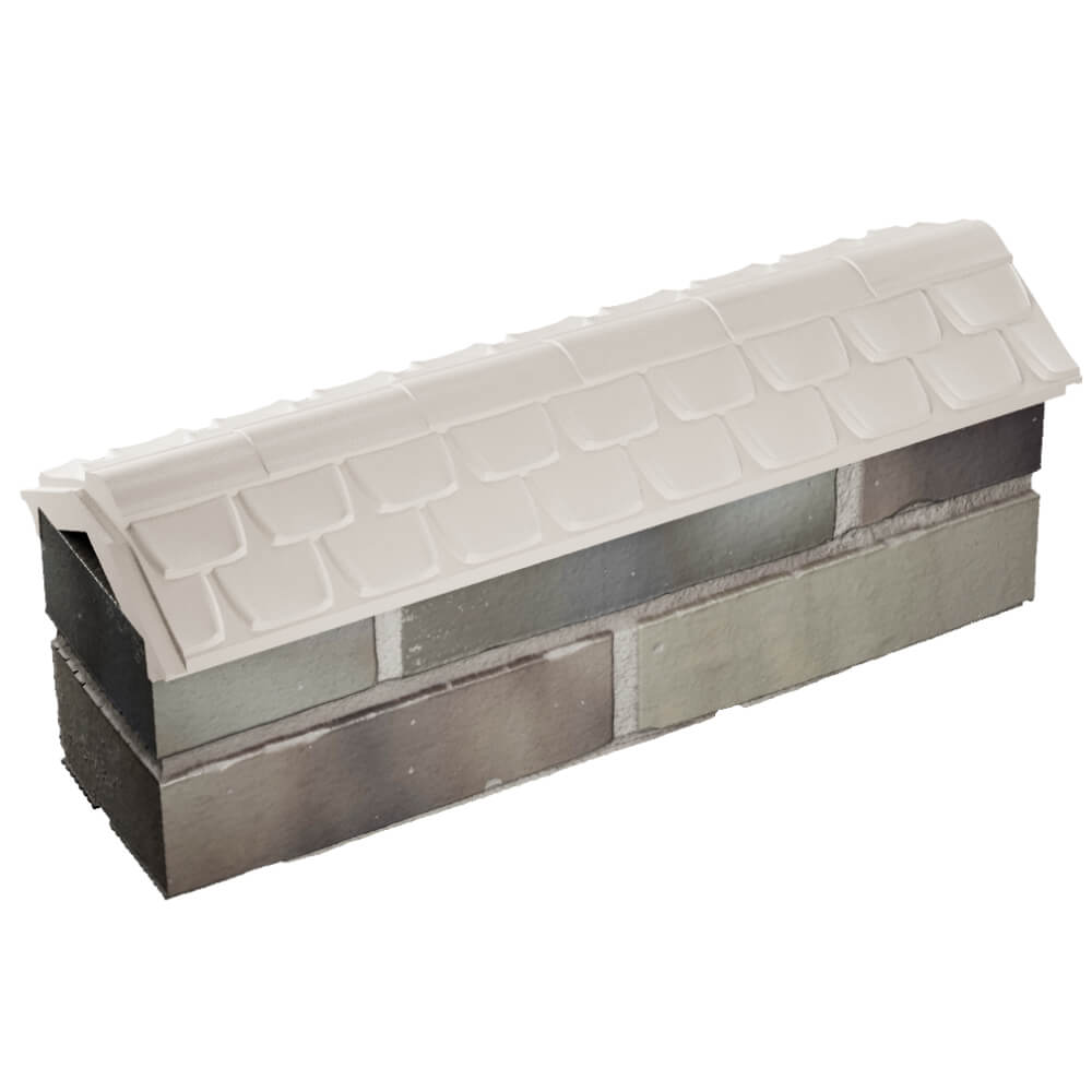 Парапет Zking Эльбрус Бежевый с посадкой на 0.5 кирпича (130мм) в Сызрани фото