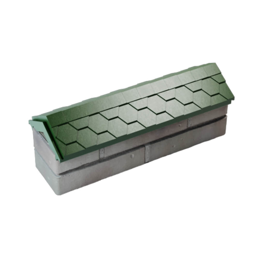 Парапет Zking Эверест Зеленый с посадкой на 0.5 кирпича (130мм) в Сызрани фото