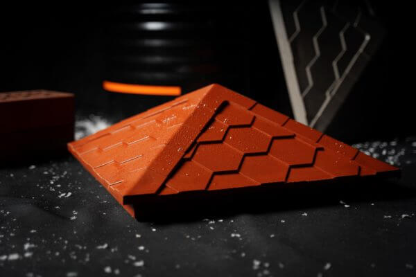 Колпак Zking Эверест Красный на столб 1.5х1.5 кирпича (390х390мм) в Сызрани фото