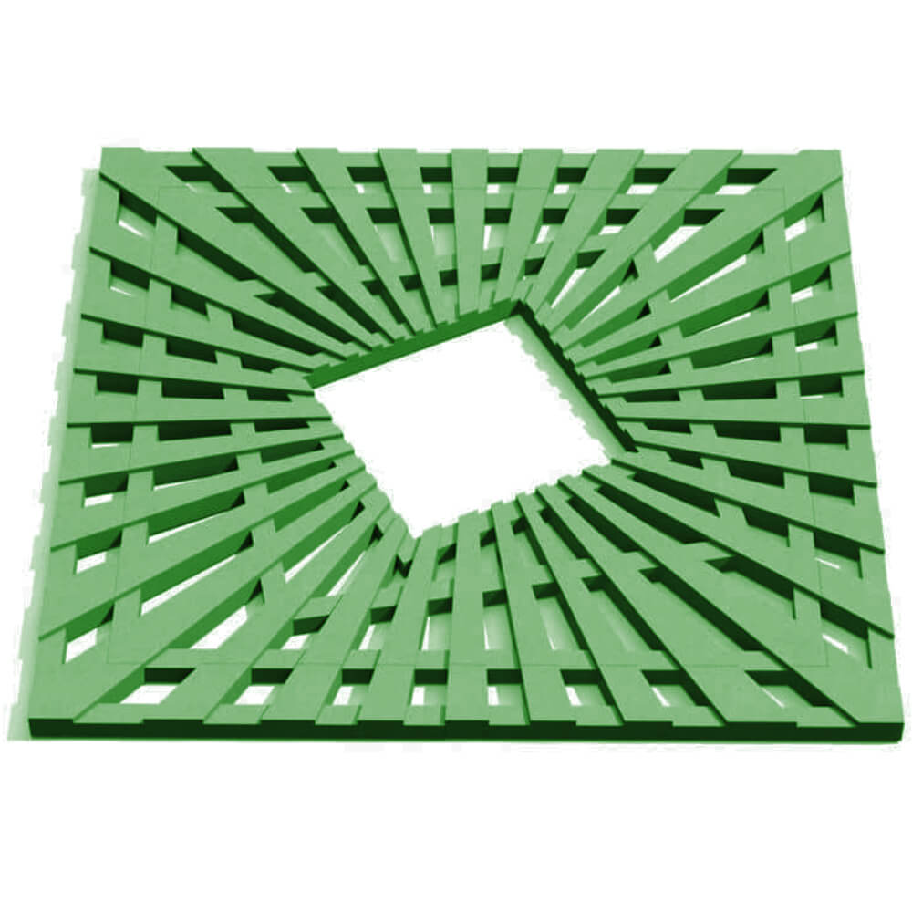 Приствольная решетка для дерева ZKING ATMOSPHERE 1.2х1.2м Зеленая Сызрань фото