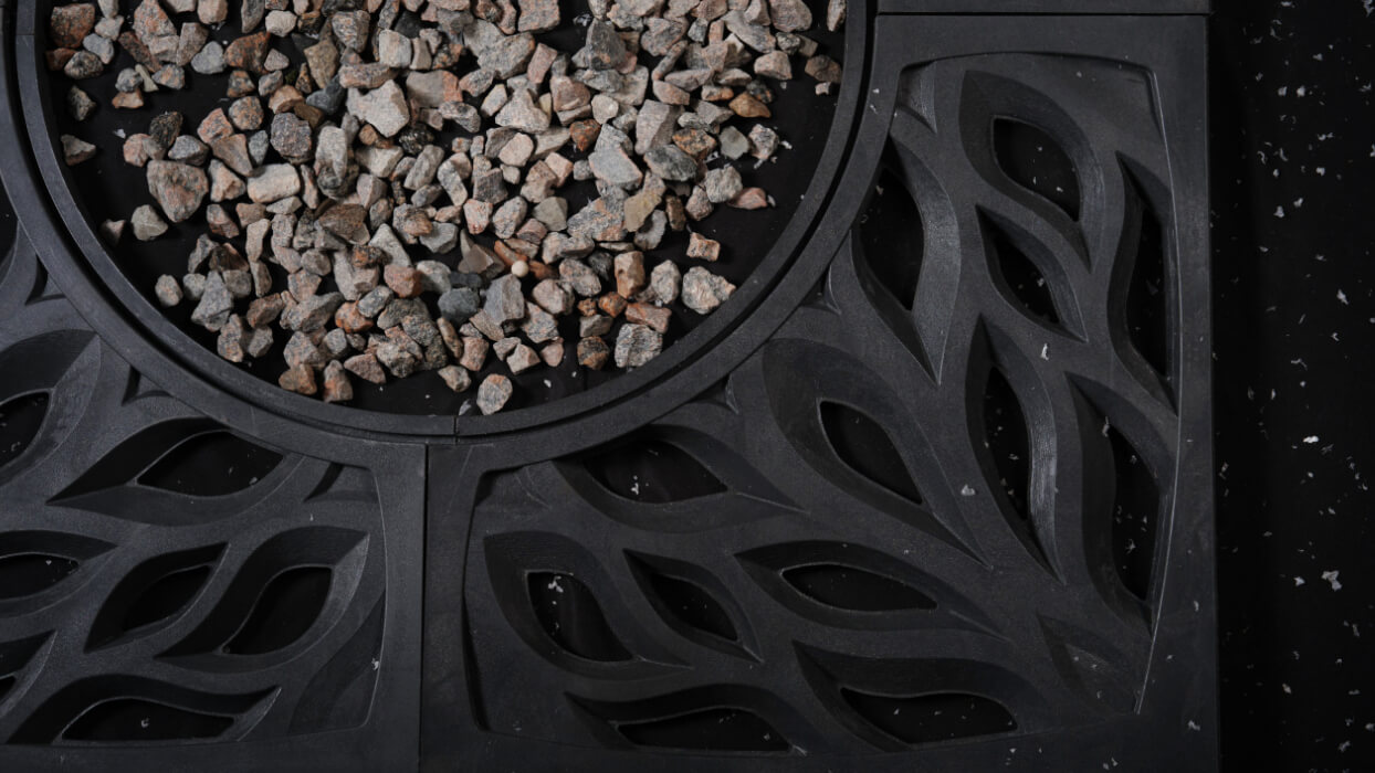 Приствольная решетка для дерева ZKING CRUST 1.2х1.2м Черная в Сызрани фото